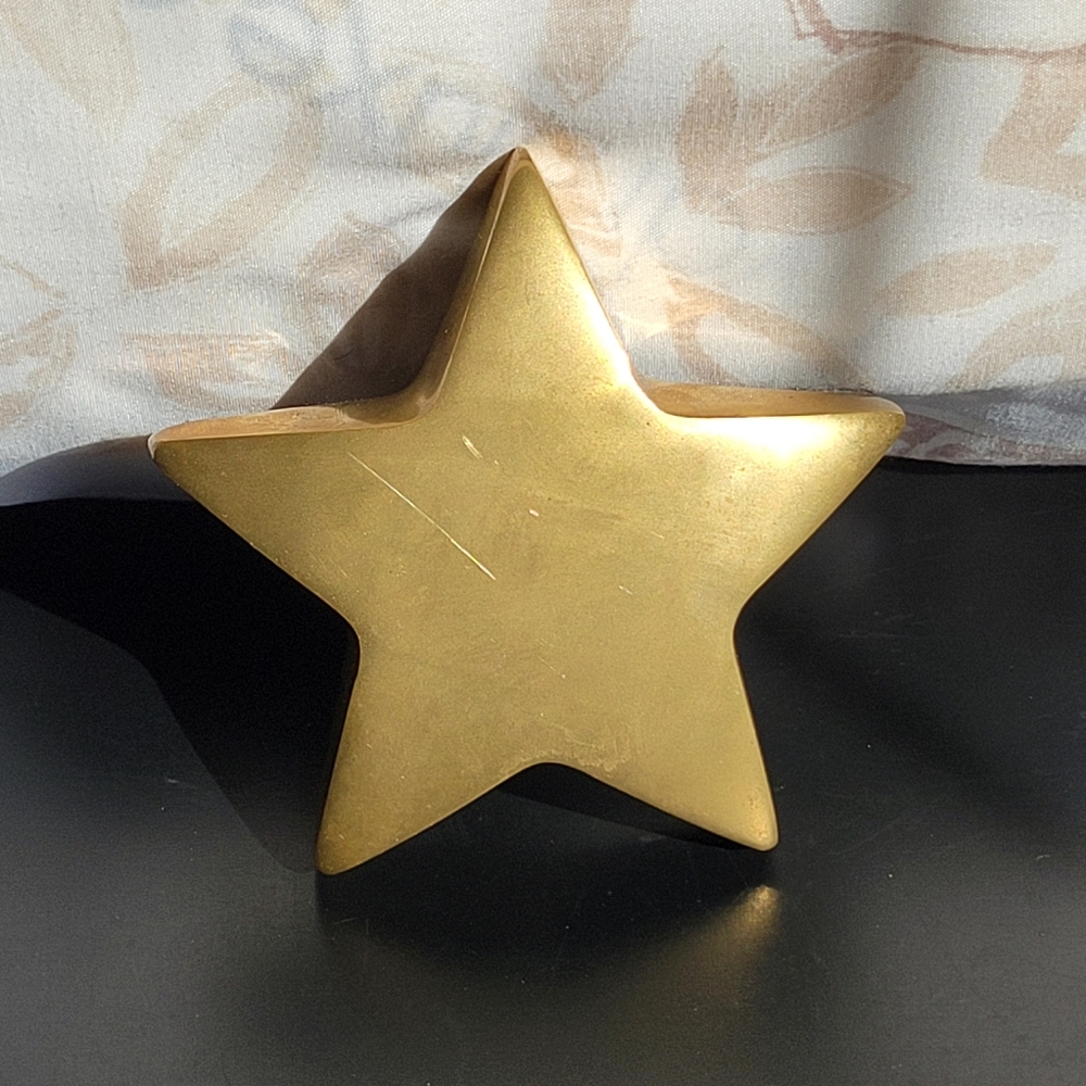Brass Star Paperweight